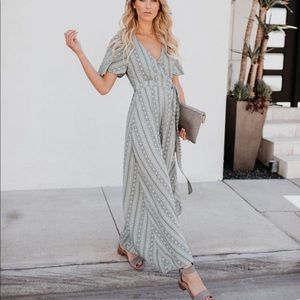 Vici wrap maxi dress